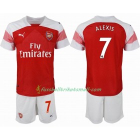 Fußballtrikots Arsenal ALEXIS 7 Kinder 2018-2019 Kurzarm Heimtrikotsatz kaufen